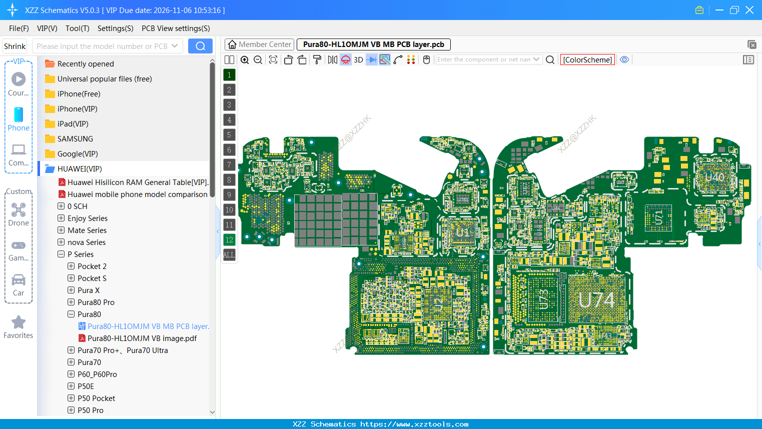 Pura80-HL1OMJM VB MB PCB Layer